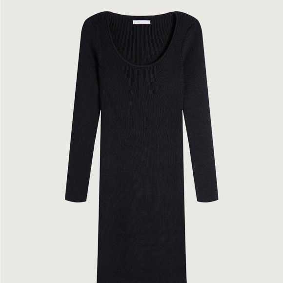 OAK + FORT midi scoop neck dress - Picture 1 of 5